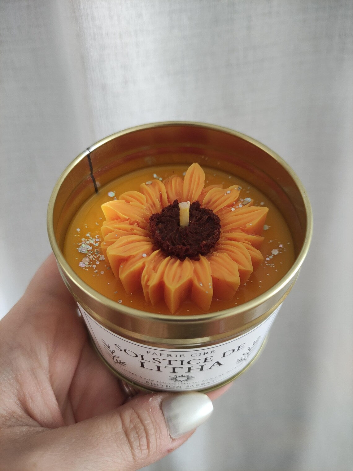 Bougie litha solstice été sabbat