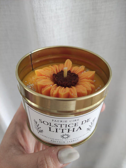 Bougie litha solstice été sabbat