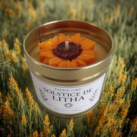 Bougie litha solstice été sabbat